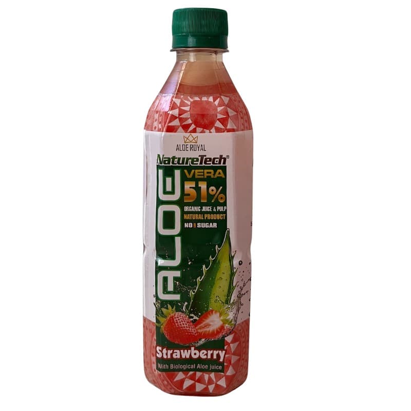 Aloe Organic Strawberry 500ml