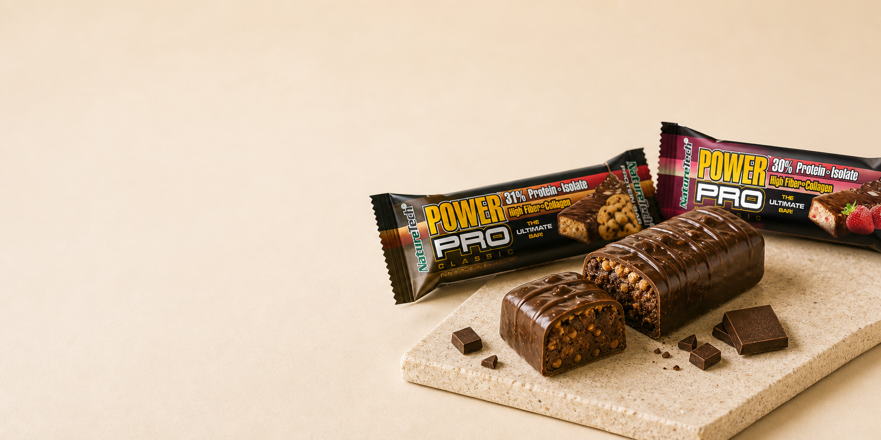 Power Pro proteinske čokoladice na kamenom postolju